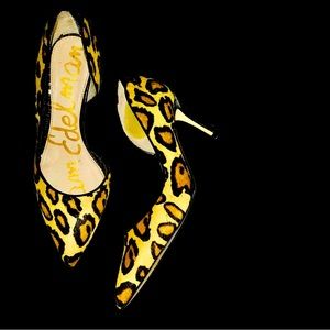 Sam Edelman Leopard Print Pumps 6.5